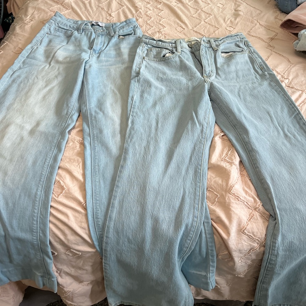 YMI Light Blue Flare & Wide Leg Jeans
